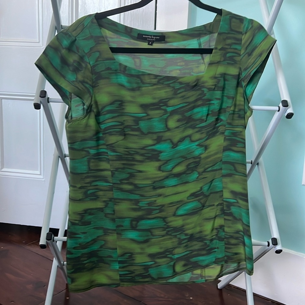 Beautiful silk top! Nanette Lepore! Great condition!